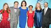 The full cast! Genevieve Angelson, Billy Magnussen, Sigourney Weaver, Shalita Grant, Kristine Nielsen and David Hyde Pierce dress to the nines on opening night!