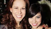 Broadway babies Heather Parcells and Krysta Rodriguez (recently of Smash) are giddy with excitement as they celebrate another opening night!