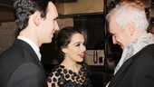 Cory Michael Smith and Emilia Clarke receive some wise words from their director Sean Mathias.