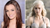 Jennifer Damiano as Daenerys Targaryen
She’s already survived the Green Goblin, so drinking horse blood eight times a week should be a cinch.
