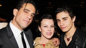 Bobby Cannavale and son Jake share a parting shot with screen favorite Debi Mazar.