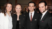 Title star Constantine Maroulis enjoys this big opening night with his family.