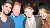 Justin Mikita and Jesse Tyler Ferguson (headed to Central Park in The Comedy of Errors) join in the fun with sibling duo Andrew and Celia Keenan-Bolger (who co-starred with Ferguson in Broadway's 25th Annual Putnam County Spelling Bee).