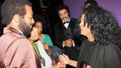 Diana Ross has a heartfelt moment with star Brandon Victor Dixon and his mother Lorna (who must be very proud!).