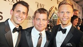 Tony Red Carpet- Benj Pasek –Peter Billingsley- Justin Paul