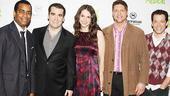 Shrek NYC Meet and Greet - Sutton Foster - Daniel Breaker - Brian d'Arcy James - Christopher Sieber - John Tartaglia