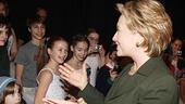Hillary Clinton at Billy Elliot – meeting