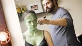 Nicole Parker Backstage at Wicked – back of neck