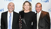 Rob Ruggiero, Kathleen Turner and Matthew Lombardo make quite a theatrical team. 
