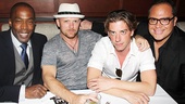 Opening night of <i>Rent</i> - Michael McElroy – Matt Stoke - Christian Borle – Eliseo Roman