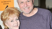 Ron Raines can't keep from smiling next to the radiant Debbie Reynolds, with whom he starred in a national tour of The Unsinkable Molly Brown. 