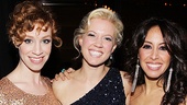 Lyssie Jones gals Lindsay Nicole Chambers, Patti Murin and Kat Nejat showed off their winning smiles. 