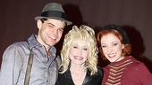 Dolly Parton at Bonnie & Clyde - Jeremy Jordan – Dolly Parton – Laura Osnes