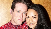 Karen Olivo Backstage at Spider-man - Matt Caplan – Karen Olivo In Arms