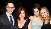 Once opening night – Santino Fontana – Anne L. Nathan – Cristin Milioti – Alison Pill