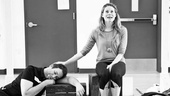 Peter and the Starcatcher Rehearsal – Celia Keenan-Bolger – David Rossmer sleeping