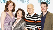The Lyons family photo! Kate Jennings Grant, Linda Lavin, Dick Latessa and Michael Esper are the talented actors who make up this dysfunctional family. 