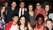 Prepare Ye The Way! The cast of Godspell gathers around Corbin Bleu on his opening night. 