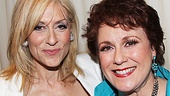 This is what we call a win-win situation. Judith Light, the 2012 Drama Desk Award winner for Outstanding Featured Actress in a Play (Other Desert Cities), gets close to Outstanding Featured Actress in a Musical winner Judy Kaye (Nice Work If You Can Get It). 
