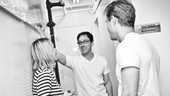 Backstage at Clybourne Park – Sarah Goldberg – Jeremy Shamos – Bruce Norris? 