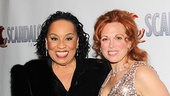 Since Carolee Carmello is on vocal rest, her co-star and friend Roz Ryan helped her with all the opening night interviews.