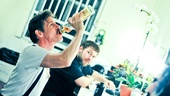Starcatcher-Backstage-Rick Holmes-Evan Harrington