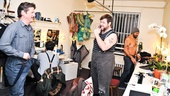 Starcatcher-Backstage-Rick Holmes-Teddy Bergman-Evan Harrington-Orville Mendoza