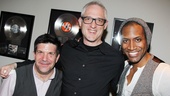 Motown’s Bryan Terrell Clark (r.) spends some time with Decca Label Group's Brian Drutman and Universal Music Enterprises' Harry Weinger.