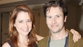 Jenna Fischer and Josh Hamilton play exes Stephanie and Greg, the characters at the center of Reasons To Be Happy.