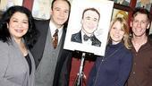 Danny Burstein Honored at Sardi’s – Loretta Ables Sayre – Kelli O’Hara – Danny Burstein - Andrew Samonsky