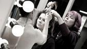 Heidi Blickenstaff backstage at The Little Mermaid – hair