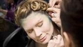 Heidi Blickenstaff backstage at The Little Mermaid – jawline makeup
