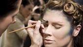 Heidi Blickenstaff backstage at The Little Mermaid – eyebrows