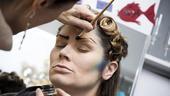 Heidi Blickenstaff backstage at The Little Mermaid – eyebrows2
