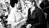 Heidi Blickenstaff backstage at The Little Mermaid – eyebrows3