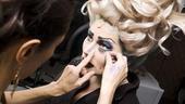 Heidi Blickenstaff backstage at The Little Mermaid – lashes