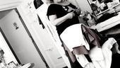 Elizabeth Ashley backstage at August: Osage County – dressing room