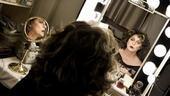 Elizabeth Ashley backstage at August: Osage County – wig on