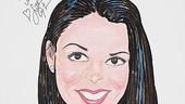 Sutton Foster Honored at Sardi’s – Caricature – Sutton Foster