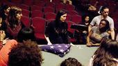 Hair rehearsal –Diane Paulus talking