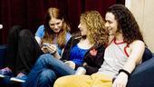 Hair rehearsal – Allison Case – Caissie Levy – Anthony Hollock