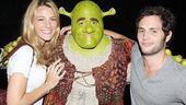 Blake Lively and Penn Badgley at Shrek - Blake Lively – Brian d’Arcy James – Penn Badgley