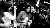 Next to Normal stage door – J. Robert Spencer photo