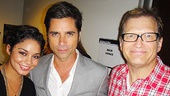 Vanessa Hudgens, John Stamos and Drew Carey get together backstage.