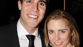 Star Josh Segarra is congratulated by musical comedy genius Kerry Butler.