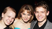 No sibling rivalry here! Peter and the Starcatcher's Celia Keenan-Bolger is flanked by sister Maggie Keenan-Bolger, who wrote the play From the Inside, Out and brother Andrew Keenan-Bolger, who currently stars in Newsies. 