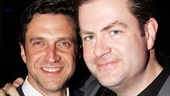 Raúl Esparza and Broadway.com's Editor-in-Chief Paul Wontorek pal around at the after-party.