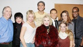What a starry lineup! Henry Winkler, Liza Minnelli, Ari Graynor, Cheyenne Jackson, Joan Rivers, Michael Feinstein, Jenni Barber, Alicia Silverstone and Daniel Breaker come together for a group shot.