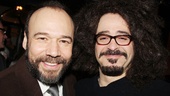 Danny Burstein nabs a photo op with his good friend, Counting Crows frontman Adam Duritz.