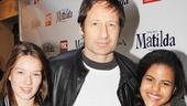 Matilda – Opening Night – Madelaine West Duchovny – David Duchovny – Friend 